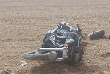 Kuriózní nehoda u Osové Bítýšky! Motorkářům vběhlo do cesty několik koní