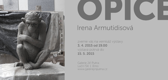 Pozvánka na vernisáž Ireny Armutidisové